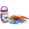 Miniland Transparant Gekleurde Pincet - Assorti -Speelgoedwinkel 8232172