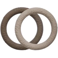 Speelgoedwinkel 30 A Little Lovely Company Bijtring Leaves - Taupe - 2st