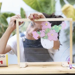 Akros Tekenraam -Speelgoedwinkel akros tafelezel en kitpas krijt 2