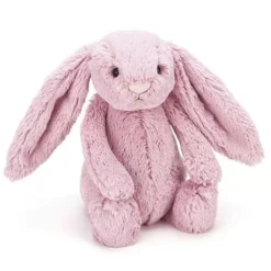 Jellycat Knuffelkonijn Bashful Bunny Tulip Pink - S - 18 Cm