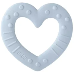 Bibs Bijtspeelgoed Hart - Baby Blue