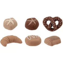 Bloomingville Knuffelbroodjes Met Tas Snorre -Speelgoedwinkel bloomingville knuffelbroodjes met tas snorre 3