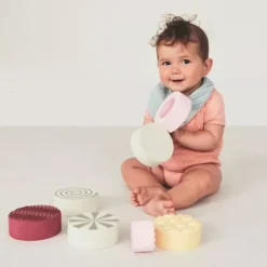 Bobles Sensorische Schijven Rose - 6st 7 Bobles Sensorische Schijven Rose - 6st -Speelgoedwinkel bobles sensorische schijven roze 6st 2