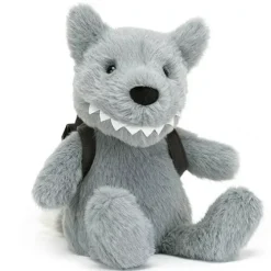 Jellycat Knuffelwolf Met Rugtas - 22 Cm