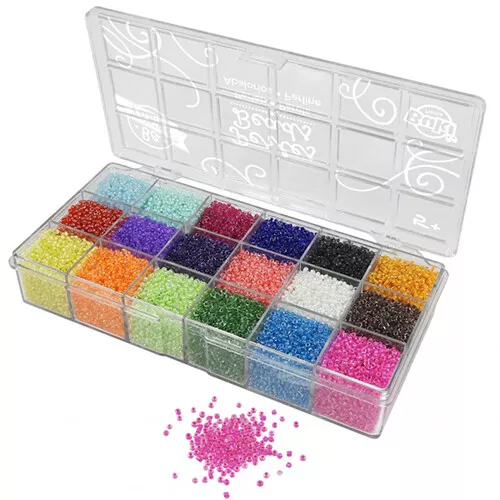 Buki Doos Met Kralen - Transparant 3 Buki Doos Met Kralen - Transparant