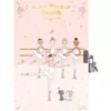 Cartes D'art Dagboek Met Slot - Ballerina 1 Cartes D'art Dagboek Met Slot - Ballerina -Speelgoedwinkel cartes d art dagboek met slot ballerina