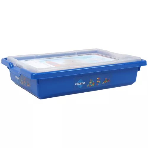 Coblo Magnetische Tegels Classic Schoolbox - 100st 4 Coblo Magnetische Tegels Classic Schoolbox - 100st - Afbeelding 2