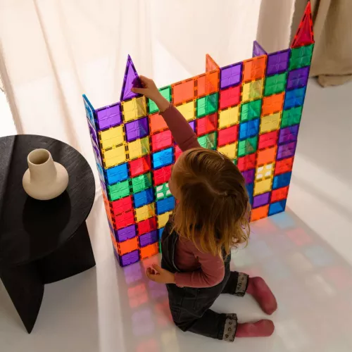 Coblo Magnetische Tegels Classic Schoolbox - 100st 6 Coblo Magnetische Tegels Classic Schoolbox - 100st - Afbeelding 4