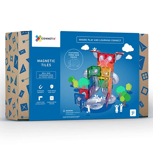 Connetix Magnetische Tegels Knikkerbaan - 66st 3 Connetix Magnetische Tegels Knikkerbaan - 66st