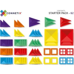 Connetix Magnetische Tegels Startersset - Rainbow - 62st -Speelgoedwinkel connetix startersset rainbow 62st 9
