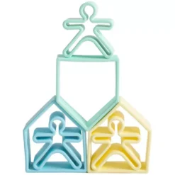 Dëna Bijt- En Stapelspeeltje Kind, Huis, Boom - Pastel 12 Dëna Bijt- En Stapelspeeltje Kind, Huis, Boom - Pastel -Speelgoedwinkel de na kind huis boom pastel 9st3