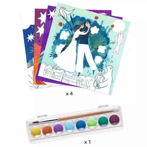 Djeco Schilderen Op Kleur In A Dream – Marc Chagall 5 Djeco Schilderen Op Kleur In A Dream – Marc Chagall - Afbeelding 3