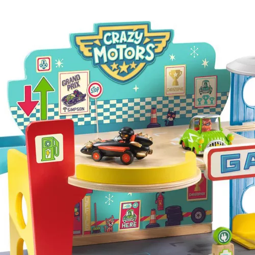 Djeco Crazy Motors Garage 6 Djeco Crazy Motors Garage - Afbeelding 4