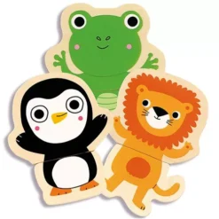 Djeco Houten Magneten Jungle (24st) -Speelgoedwinkel djeco houten magneten jungle 24st dj03118 1