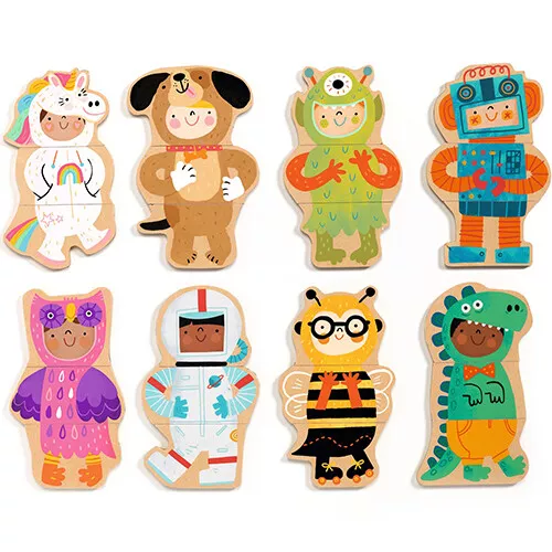 Djeco Magneten Verkleden - 24st 3 Djeco Magneten Verkleden - 24st