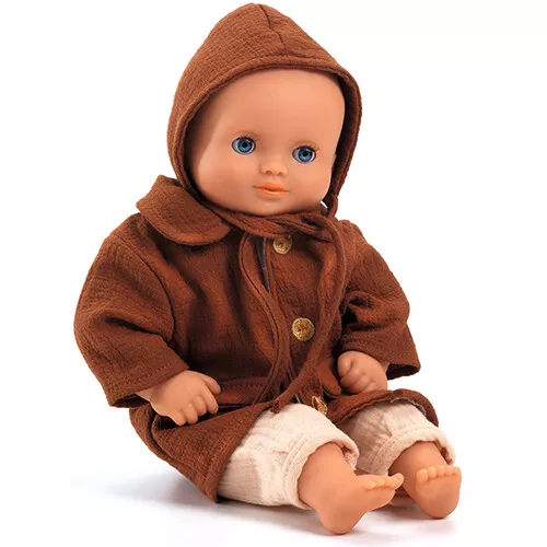 Djeco Poppenjas Met Mutsje Pomea - Fall - 32 Cm - Afbeelding 2