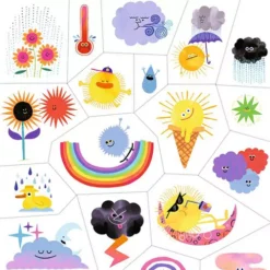 Djeco Tattoos Het Weer Emoji's -Speelgoedwinkel djeco tattoos weer emoji s 3