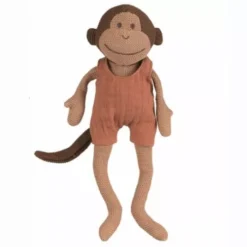 Egmont Toys Knuffelaap Paulo Met Rammelaar - 32 Cm