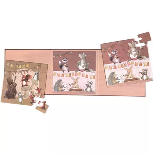 Egmont Toys Magnetische Puzzel Muzikanten - 2x20st 3 Egmont Toys Magnetische Puzzel Muzikanten - 2x20st