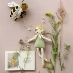 Fabelab Lappenpop Midsummer Elf - Ingvild - 30 Cm -Speelgoedwinkel fabelab lappenpop midsummer elf ingvild 30 cm 3 1