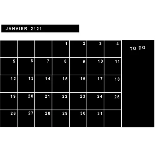 Ferflex Magneetbord Maandkalender 3 Ferflex Magneetbord Maandkalender