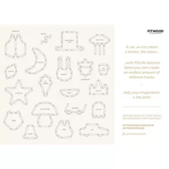 Fitwood Balansbalken Polku - L - Berk -Speelgoedwinkel fitwood balansbalken polku l berk 8