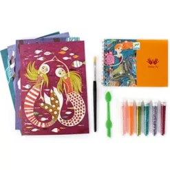 Djeco Glitterschilderijen Het Licht Van De Zeemeerminnen -Speelgoedwinkel glitter2