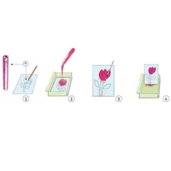 Djeco Glitterschilderijen Goud En Zijde -Speelgoedwinkel glitterschilderijen mode2 1