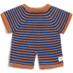 We Are Gommu Poppenjumpsuit Lang Met Kraag - Chestnut-blue 9 We Are Gommu Poppenjumpsuit Lang Met Kraag - Chestnut-blue -Speelgoedwinkel gommu poppenjumpsuit lang met kraag chestnut blue 7