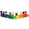 Grapat Houten Nins® Poppetjes - Together - 12st -Speelgoedwinkel grapat 21 230 together