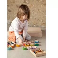 Grapat Houten Bakjes (12st) -Speelgoedwinkel grapat houten bakjes 12st 16 138