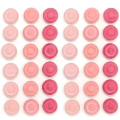 Grapat Houten Bloemen - Roze (36st)