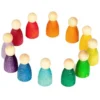 Grapat Houten Nins® Poppetjes (12st)