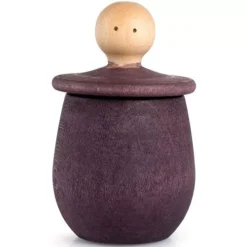 Grapat Houten Poppetje In Bakje - Violet -Speelgoedwinkel grapat houten poppetje in bakje violet 3