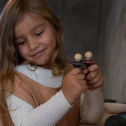 Grapat Houten Poppetje In Bakje - Violet -Speelgoedwinkel grapat houten poppetje in bakje violet 4