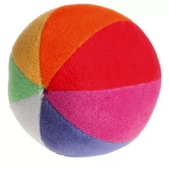 Grimm's Rammelaar Stoffen Regenboogbal