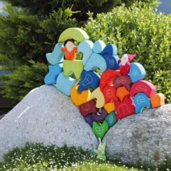 Grimm's Rozentoren -Speelgoedwinkel grimm s houten uienhuis 1 1