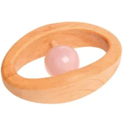 Grimm's Rammelaar-bijtring Met Rozenkwarts