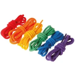 Grimm's Rijgtouwtjes Regenboog (6st)