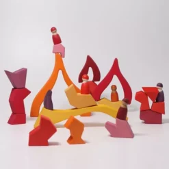 Grimm's Bouwblokken Vier Temperamenten - 61st -Speelgoedwinkel grimm s bouwblokken vier temperamenten large 3