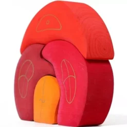 Grimm's Kabouterhuisje Rood -Speelgoedwinkel grimm s kabouterhuisje3