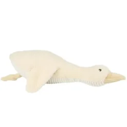 Flow Amsterdam Knuffeleend Met Hartslag - Beige -Speelgoedwinkel hartslagknuffel eend liva beige3