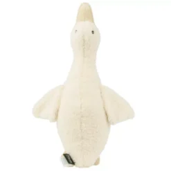 Flow Amsterdam Knuffeleend Met Hartslag - Beige -Speelgoedwinkel hartslagknuffel eend liva beige4