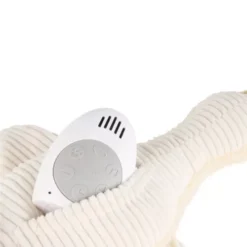 Flow Amsterdam Knuffeleend Met Hartslag - Beige -Speelgoedwinkel hartslagknuffel eend liva beige5