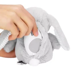 Flow Amsterdam Knuffelkonijn Met Hartslag - Grijs -Speelgoedwinkel hartslagknuffel milo grijs5