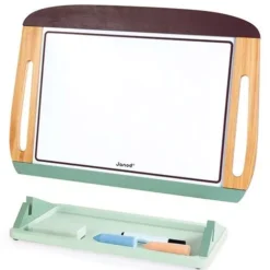 Janod Draagbaar Krijt- En Tekenbord -Speelgoedwinkel janod draagbaar schoolbordje ilovespeelgoed1