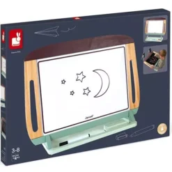 Janod Draagbaar Krijt- En Tekenbord -Speelgoedwinkel janod draagbaar schoolbordje ilovespeelgoed661