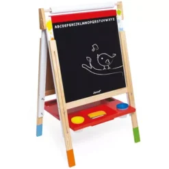 Janod Dubbelzijdig Schoolbord Splash Met Verstelbare Poten -Speelgoedwinkel janod dubbelzijdig schoolbord splash met verstelbare poten2