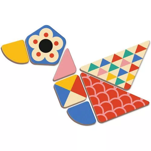 Janod Magneetboek Tangram - 43st 5 Janod Magneetboek Tangram - 43st - Afbeelding 3
