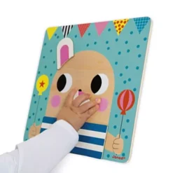 Janod Magneetspel Vrolijke Gezichten -Speelgoedwinkel janod magneetspel vrolijke gezichten 1